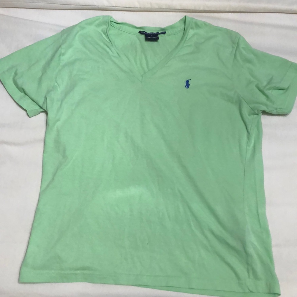 Ralph Lauren green vneck